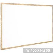 Q-Connect Whiteboard Wooden Frame 400x300mm (KF03569)