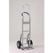 Stairclimbing Aluminium Hand Truck Tall Frame Low-Friction Skids with Pneumatic Tyres 200kg Capacity 317675  image