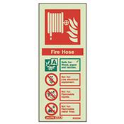 Photoluminescent Rigid 200X800mm Fire Hose Instructions