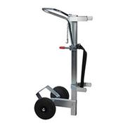 Ergonomic Cylinder Trolley Capacity 80Kg Pneumatic Tyred Wheels