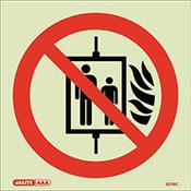 Photoluminescent Sign Lift Prohibition HxW: 150x150 image