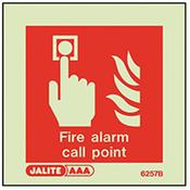 Photoluminescent Fire Alarm Call Point Sign image