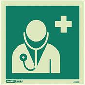 Photoluminescent Paramedic/Doctor Sign image