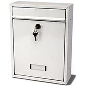 Large Modular Post Box White image