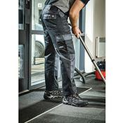 Dickies Everyday Trousers Waist Size 38 Inch Leg 32 Inches Black/Grey image