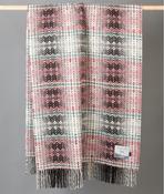 Diamond Weave Throw Pink by Molloy &amp;amp; Sons