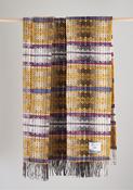 Diamond Weave Throw Yellow by Molloy &amp;amp; Sons