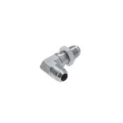 9/16 JIC X 9/16 JIC 90 C/W BULKHEAD L/NUT