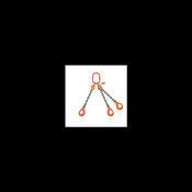 3 LEG 7MM GRADE 80 CHAIN SLING 3.1T@45 3MTR