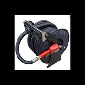 STEEL AUTO REEL C/W 10MTS 1" NBR HOSE &amp; AUTO NOZZLE COMBO 