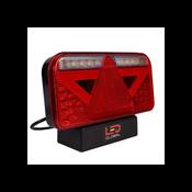9-33V LED RECTANGULAR COMBINATION TAIL LIGHT WITH TRIANGLE (RH) image