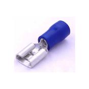 BLUE FEMALE SPADE TERMINAL 6.3MM UN-INSULATED image