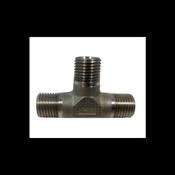 3/8 MALE BSP S/STEEL TEE PIECE