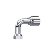 1/2 FEM 90 DEG  X 1/2 HOSE  1 PCE  SERIES 43 BSP S/STEEL FITTING R1/R2AT image
