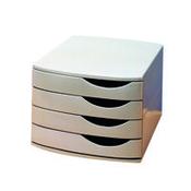 Jalema Desktop Set 4Drawer Gry-Gry