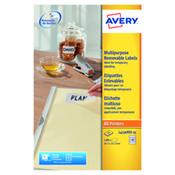 Avery Remv Lsr Lbls Wht 48L/Sht Bx25