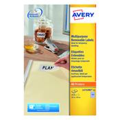 Avery Remv Lsr Lbls Wht 189L/Sh Bx25