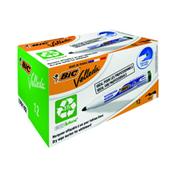 Bic Dry Wip Mkrs Bullet Grn Pk12
