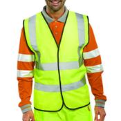 Hi-Viz Vest EN ISO20471 S/Ylw Large image