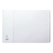 Concord Clasc A3 1-20 Mylar Indx Wht