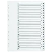 Q Connect Index A-Z 20Pt Reinf Wht