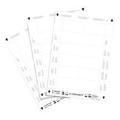 Name Badge Inserts 40x75mm 25 Sheets