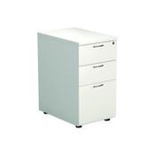 Jemini 3 Drw Desk High White