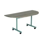 Jemini D-End Tilt Table 800 Grey Oak image