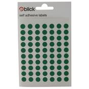 Blick Coloured Lbls 8mm Green Pk9800 image