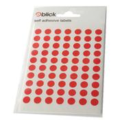 Blick Coloured Lbls 8Mm Red Pk9800 image