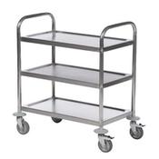 3 Tier Stainless Steel Trolley image