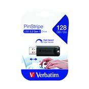 128Gb Black Pinstripe USB 3.0 Drive image