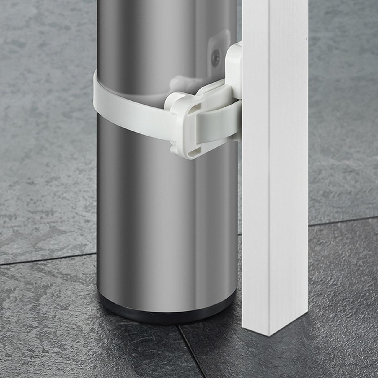 Fred Universal Stair Post Kit, White, Metal, Strap