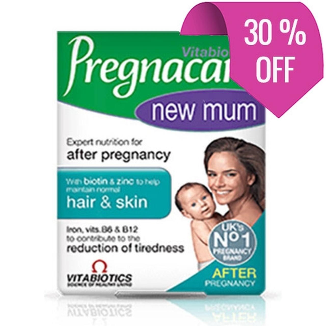 Vitabiotics Pregnacare New Mum Postnatal Supplement - Supports Hair & Skin, After Pregnancy, UK's No.1 Pregnancy Brand