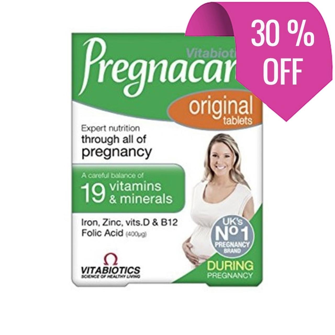 Vitabiotics Pregnacare Original Tablets - Expert Nutrition During Pregnancy - 19 Vitamins & Minerals