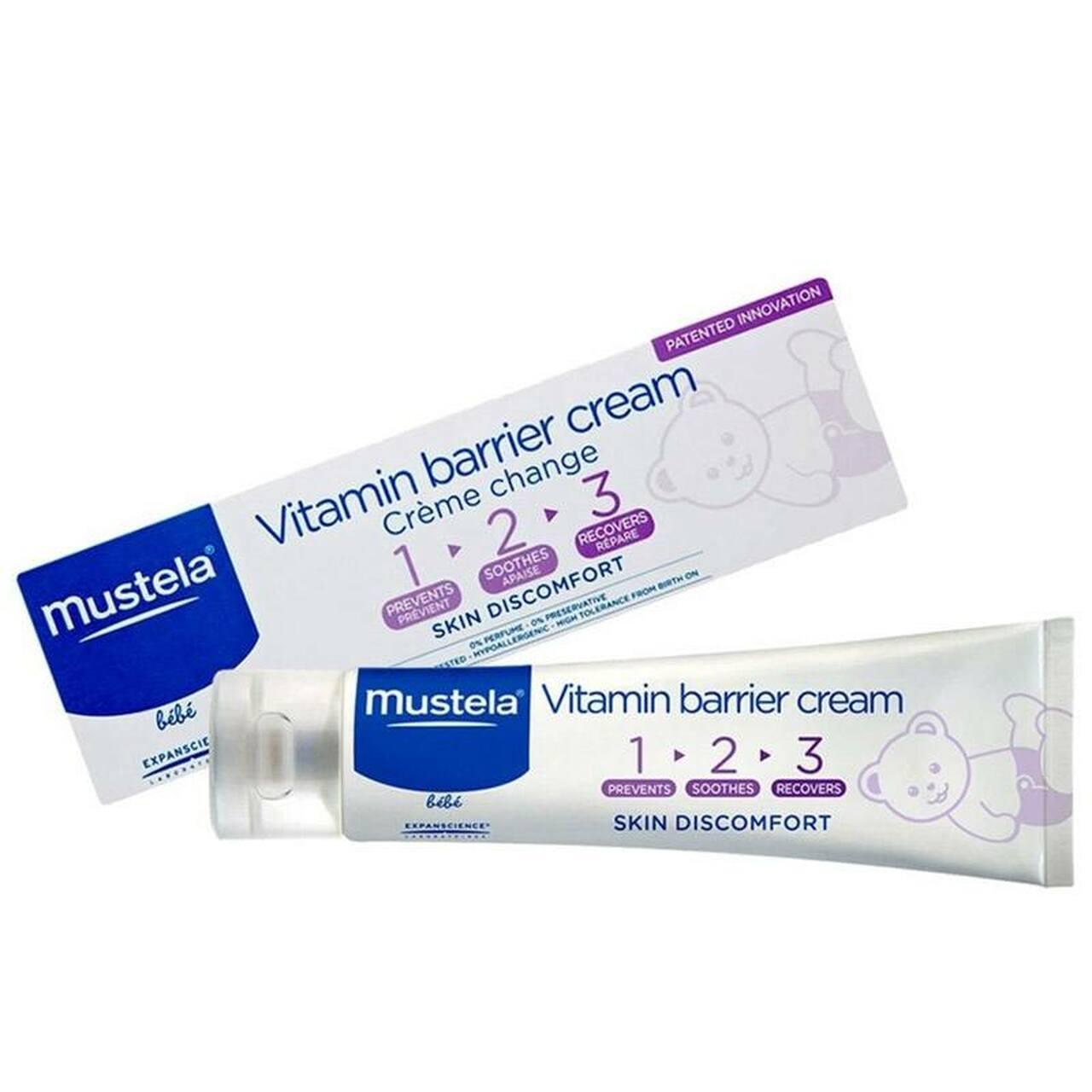 Mustela Baby 1 2 3 Vitamin Barrier Cream 100ml