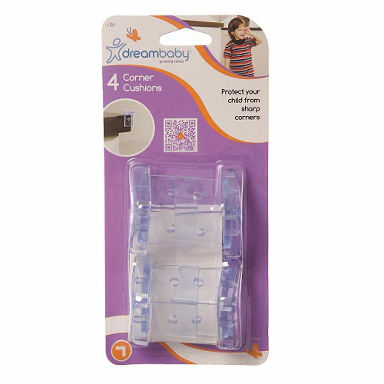 Dreambaby Corner Cushions - Protect from sharp corners - 4 Pack