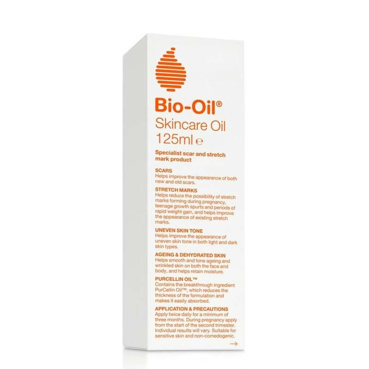 Bio-Oil Skincare Oil, 125 ml, Improves Scars, Stretch Marks, Uneven Skin Tone, Aging Skin, Contains Vitamins, Essential Oils
