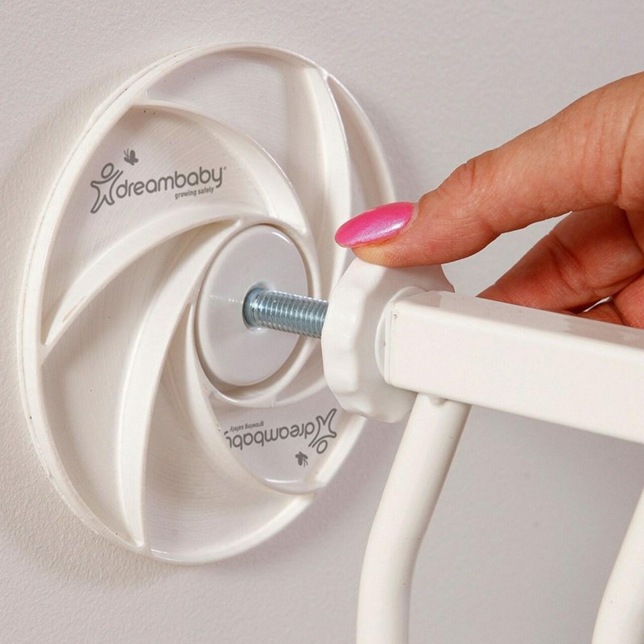 Dreambaby Mounting Cup for Pressure Gates - Protect Wall, White