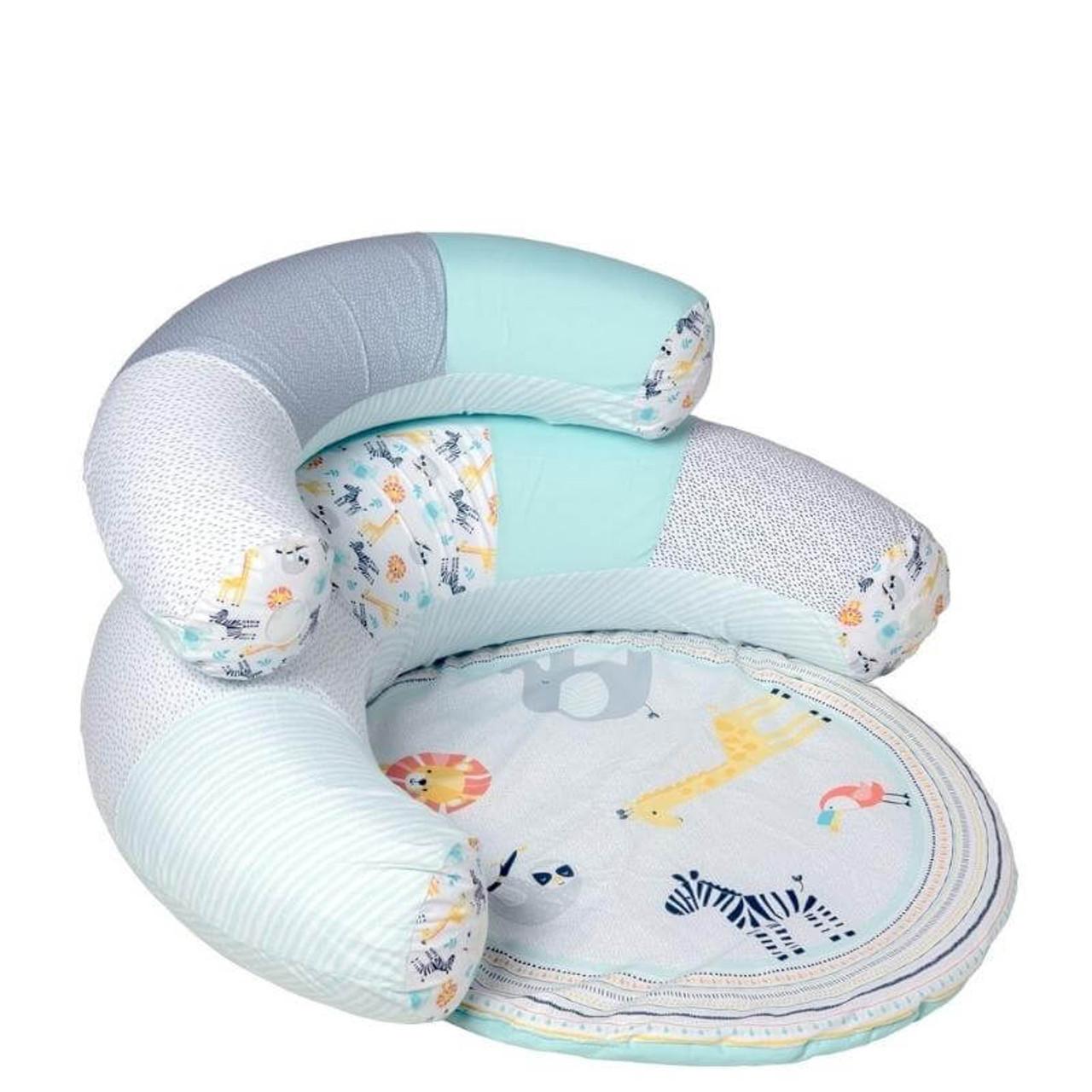 BabyZee Safari Sit Me Up 0m+ - Colorful Design, Padded Mat