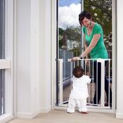 Babydan Premier True Pressure Fit Safety Gate - White (73.5 - 79.6cm)
