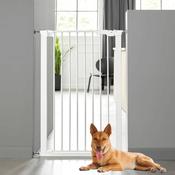 DogSpace Bonnie Extra Tall Pressure Fitted Dog Gate, White (73.5-79.6cm) image