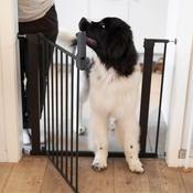 DogSpace Lassie Pressure Fitted Dog Gate, Black (73.5-79.6cm)