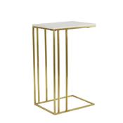 Antique Brass &amp; Marble Sofa Table