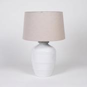 White Bead Table Lamp image