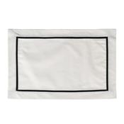 Black Border Cotton Placemats image