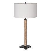 Marble Base Lamp with Shade