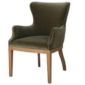 Olive Velvet Chair