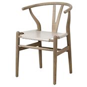 Wishbone Dining Chair with Grey Seat image