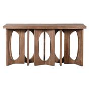 Reclaimed Elm Console with Legs